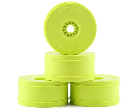 HotRace Wheels Yellow (4) - 1/8 Off-Road Buggy Rims 83mm w/17mm hex