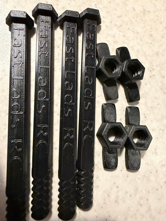 1/8th Buggy Wheel & Tyre Holder - 4pcs